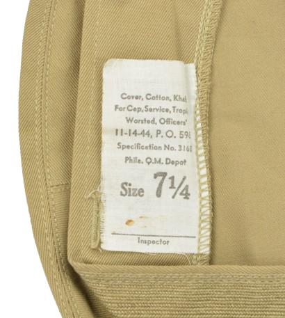 US WW2 Peaked Cap Cover