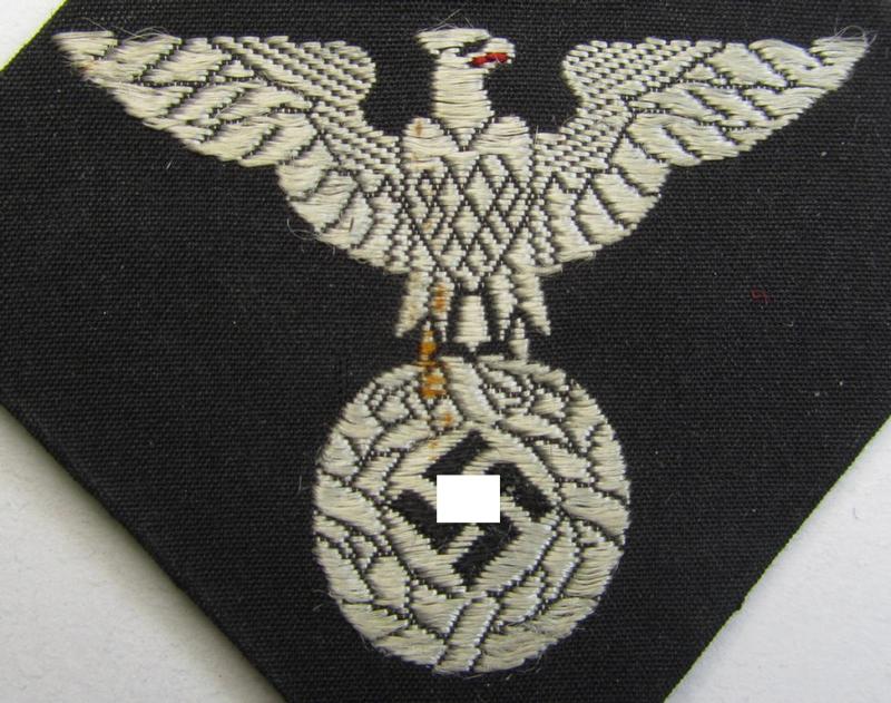 Early-period - and truly scarcely encountered! - so-called: 'N.S.D.A.P.'-related, trade- ie. special-career-patch ie. 'Raute' (ie. 'Laufbahn- o. Tätigkeitsabzeichen') as was specifically intended for usage by a: 'Politischen Leiter o. Amtswalt...