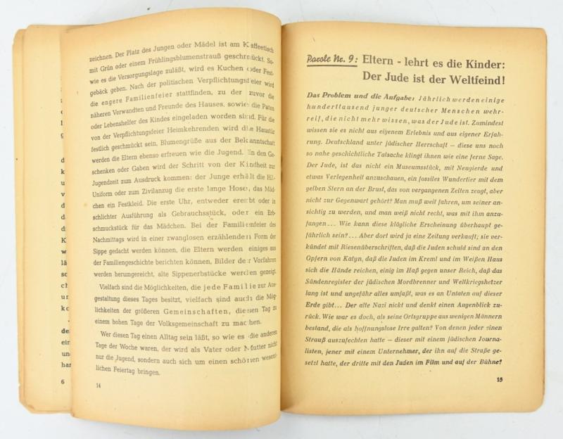 German NSDAP Hauptschulungsamt Booklet