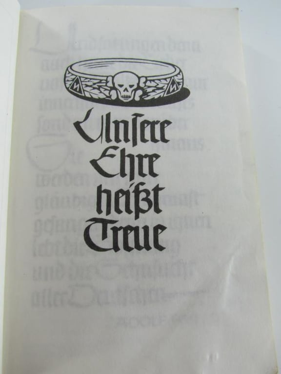 Book : SS-Liederbuch 9th edition ( Reprint)