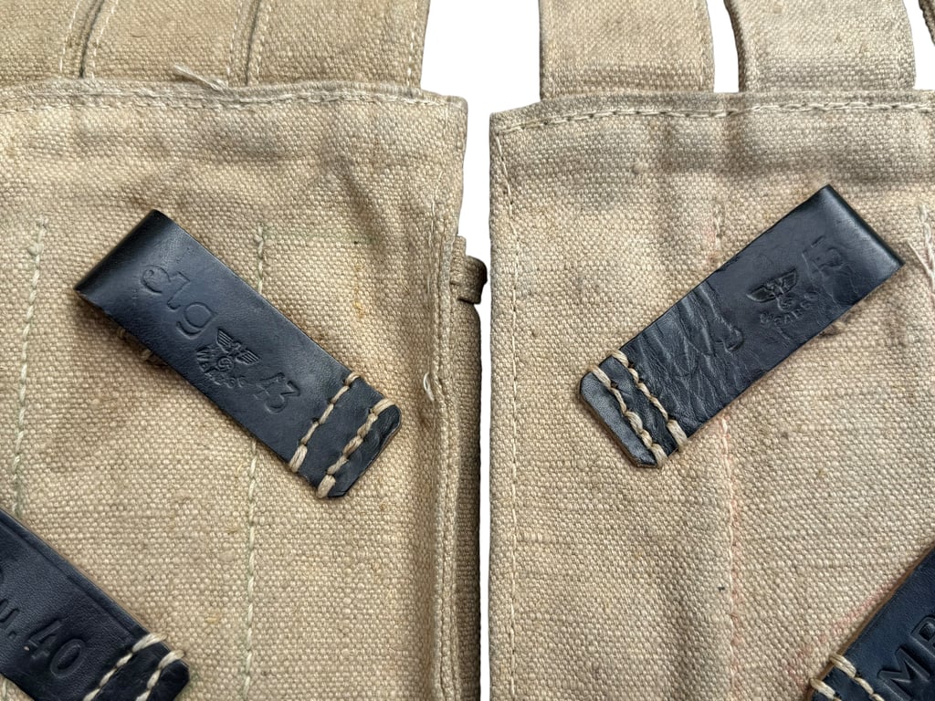 MP 38.40 Tan 'clg 43' Pouch set