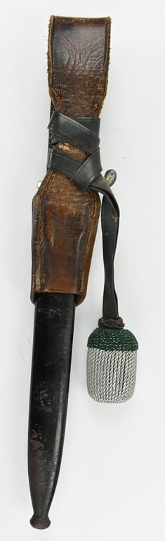 German WH Short K98 Parade Dress Bayonet with Frog and Portopee