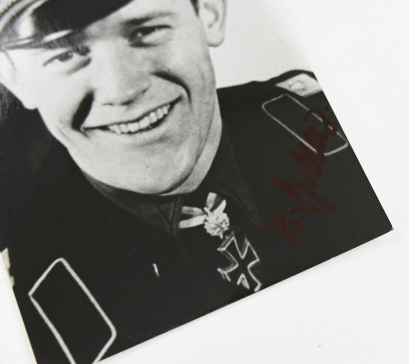 Signature of Wehrmacht Heer KC&OLC Recipient 'Bobo Spranz'