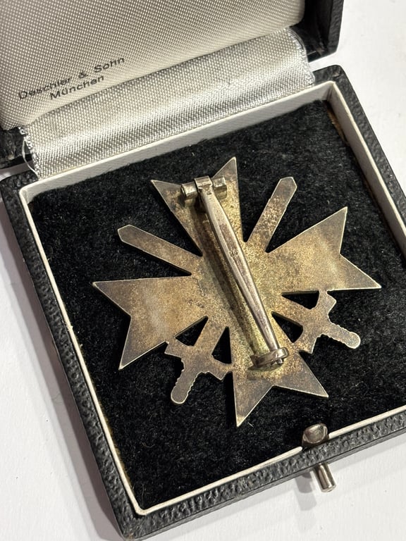 WH Cased War Merit Award 1st Class with Swords