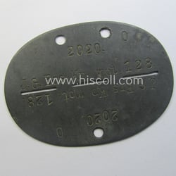 Zinc-based, WH (Heeres) 'Infanterie'-related ID-disc bearing the clearly...
