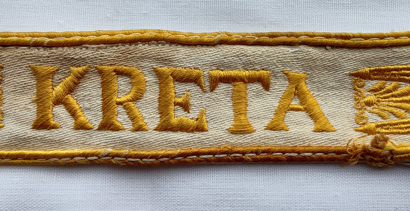 WH cuff-title ('Ärmelstreifen') : 'Kreta'