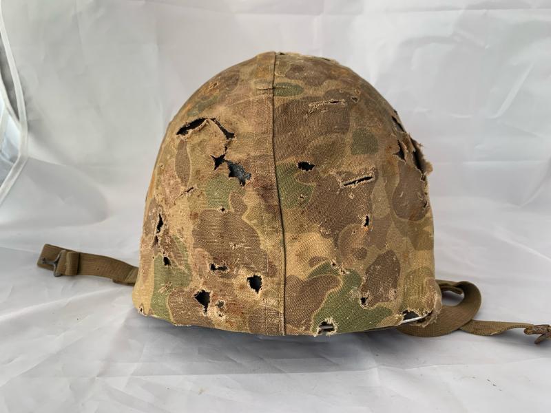 Named US M1 Front Seam Fixed Bale Helmet -Firestone-