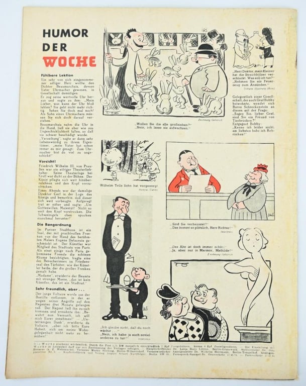 German Third Reich Magazine 'Die Woche' 1943