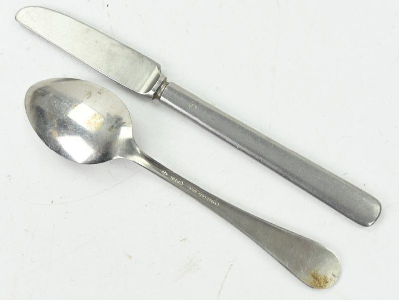 US WW2 Cutlery Set Knife and Spoon