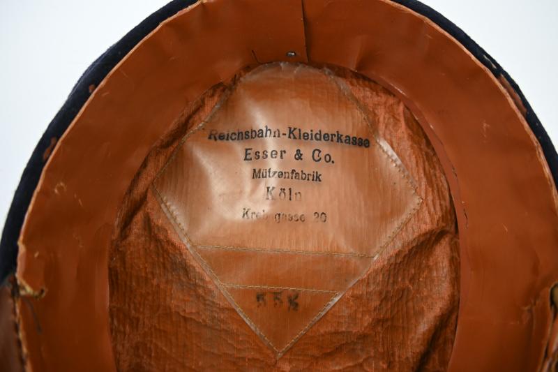 German Reichsbahn NCO Visor Cap
