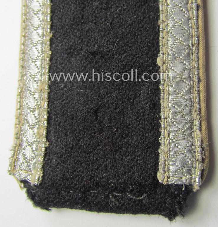 Single, Waffen-SS NCO-type shoulderstrap: 'SS-Unterscharführer' who served within the: 'SS-Infanterie-Truppen'