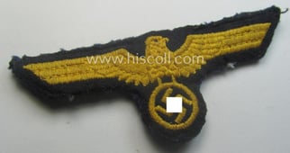 Interesting, WH (Kriegsmarine) breast-eagle (ie. 'Brustadler für Mannschaften...