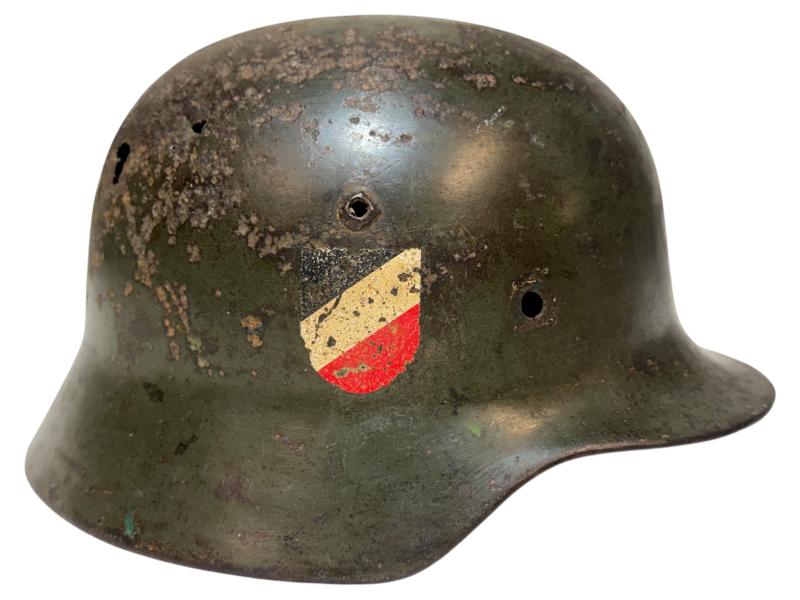 WH (HEER) M35 Double Decal Helmet Shell