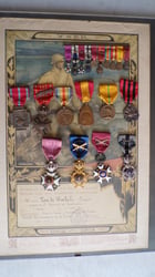 10-Piece WW1 Belgian Veteran Medal Grouping