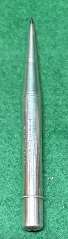 Sterling Silver Propelling Pencil Inscribed to BSM F Davies RGA