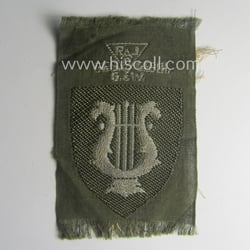 Rarely seen, RAD (ie. 'Reichsarbeitsdient') officers'-pattern armbadge as...