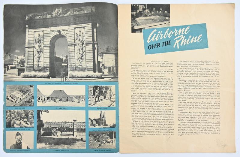 US WW2 17th Airborne Division Booklet