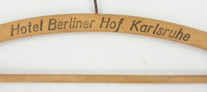 German Third Reich Period Clothing Hanger 'Berliner Hof'
