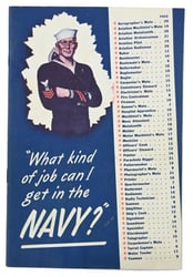 US Navy WW2 Recruitment Booklet