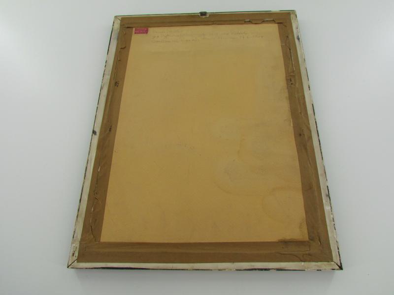 Large Portrait Photo of an SS Panzer Soldier ( KIA Riga 1944 )