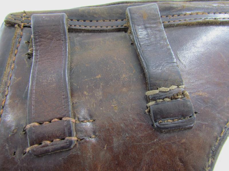 WW1 Hardshell P08 Luger Holster Dated 1915