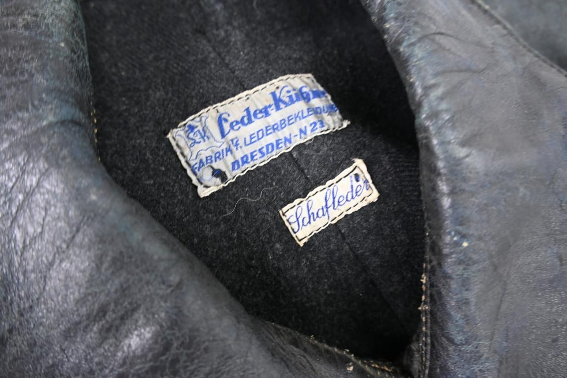 German KM Leather Coverall