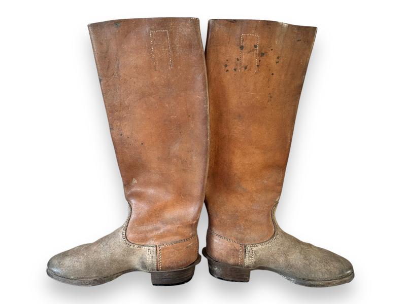 Wehrmacht Light Brown Cavalry Boots