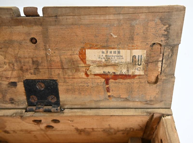 German WH Arillery Ammunition Box 'Le FH 18'