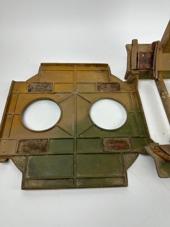 Original German WWII 1937 Tellermine Double Carrier in Normandy Camouflage