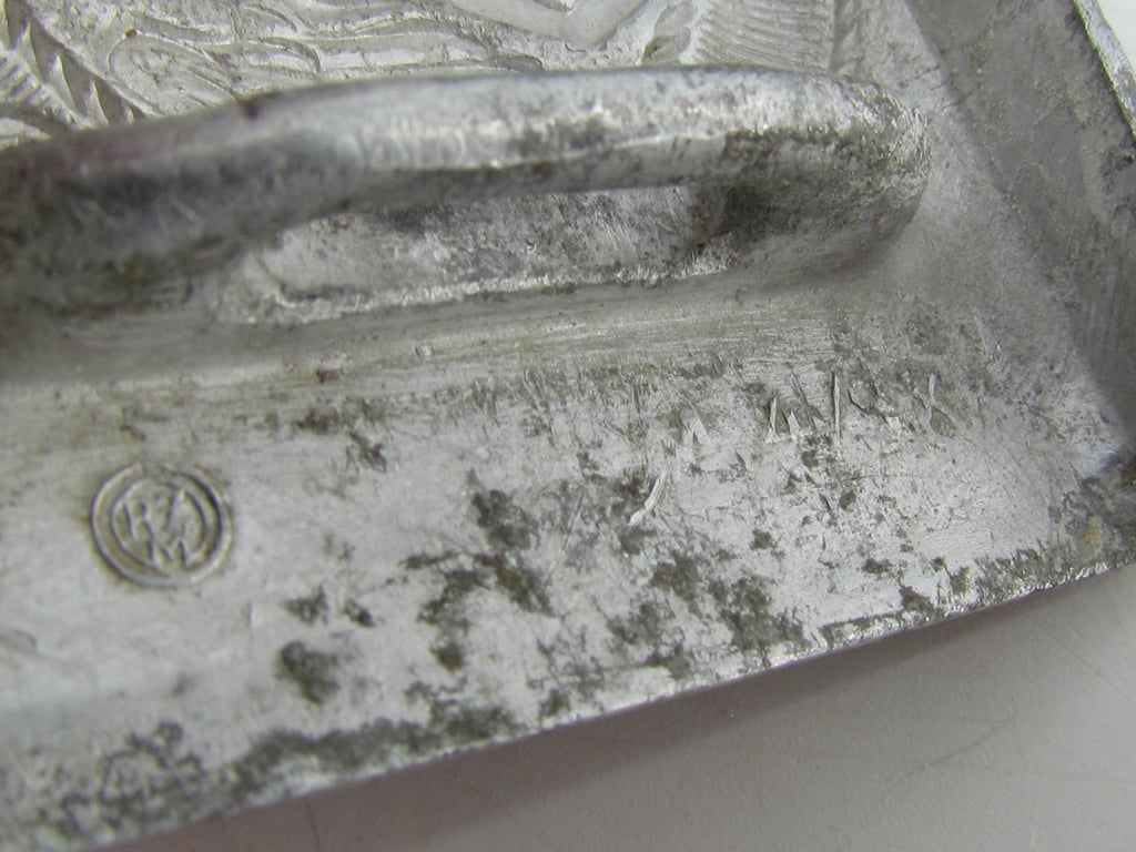 Hitler Youth Aluminum Buckle RZM M4/38