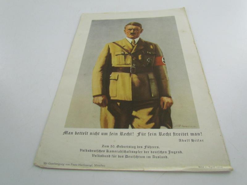 Third Reich Print  Adolf Hitler