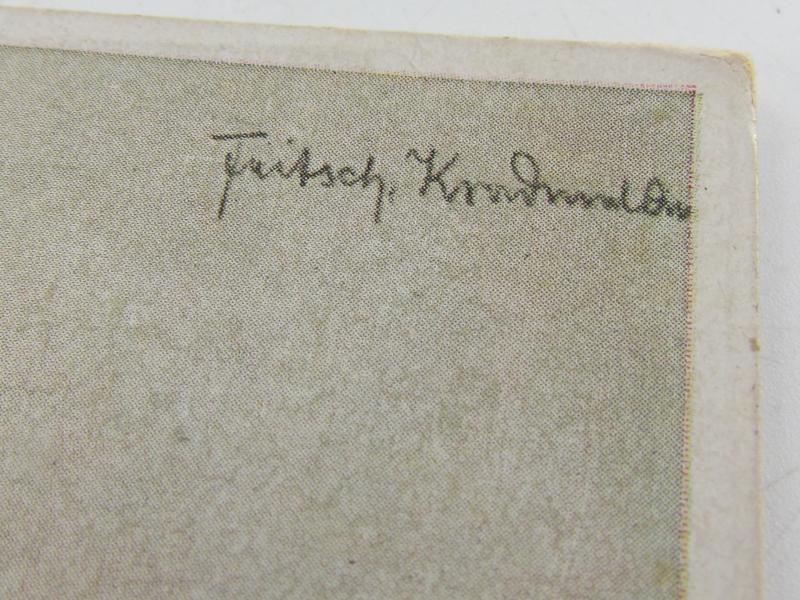 Postcard : Willrich - 'Kradmelder'