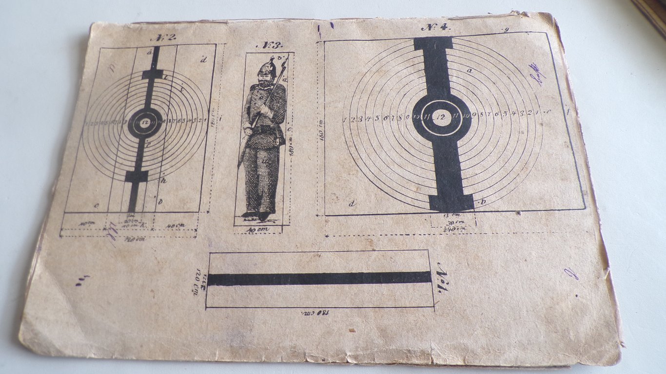 Soldbuch and shooting book 1874