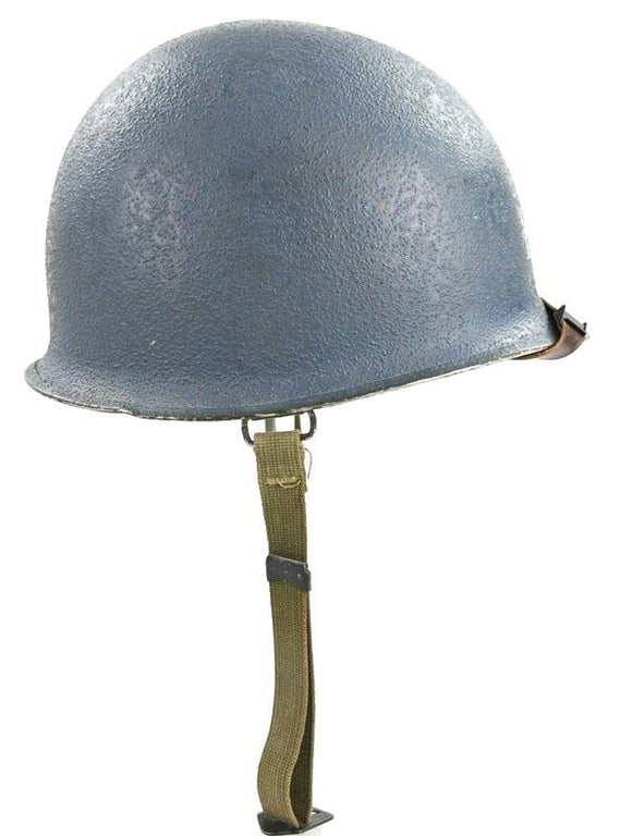 US WW2 Navy M1 Helmet MM2 'Mike A Kotz'
