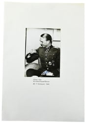 Signature of Waffen-SS KC Recipient 'Søren Kam'