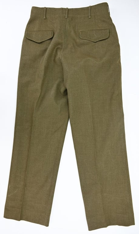 US WW2 Named M-1937 Wool Trousers