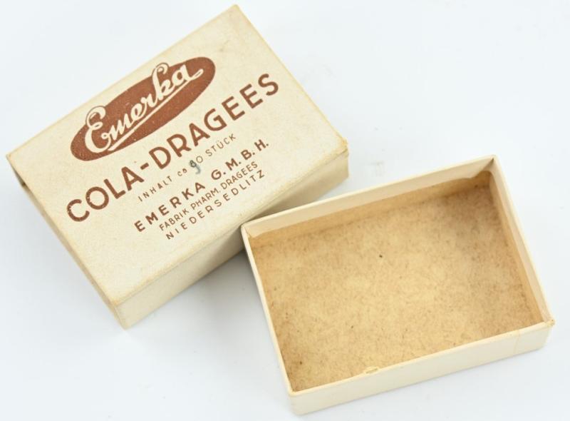 German Third Reich Era Box Of Cola Energy Tablets