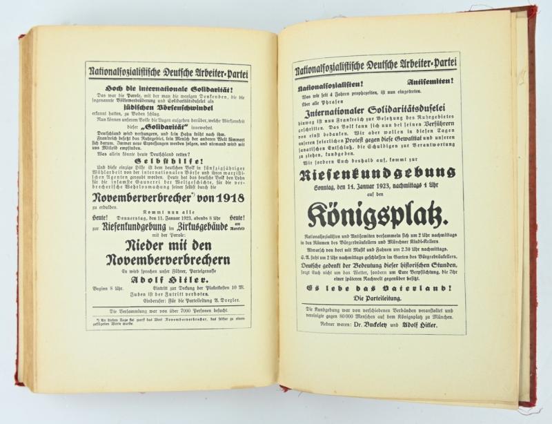German Adolf Hitler 1926 Edition of 'Mein Kampf'