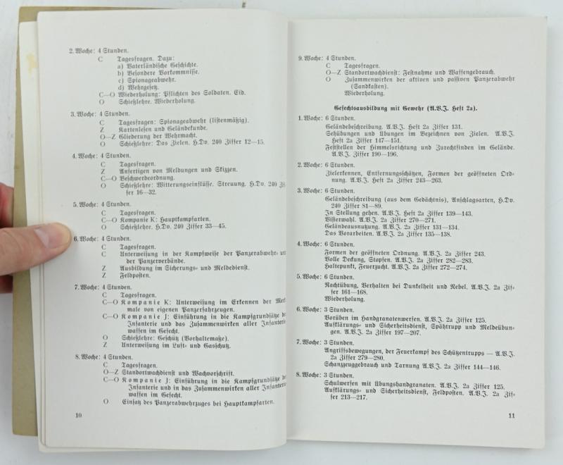 German WH Panzerjager Manual