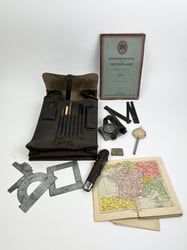 WW2 German Brown Map case "found like this"
