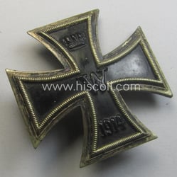 WWI-period 'Eisernes Kreuz 1. Klasse' being a truly...