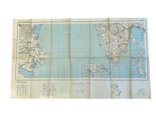 US WWII Road Map for the Italian Campaign...