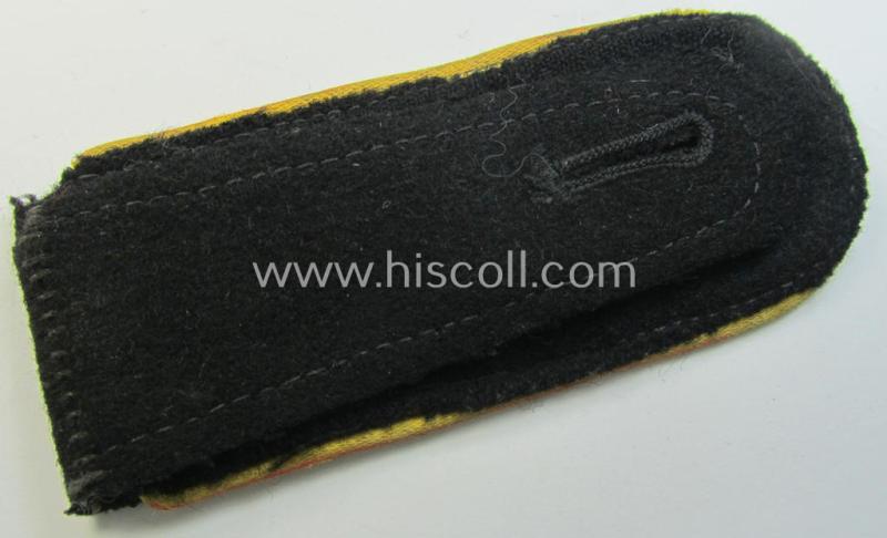 Single, WH (Heeres), I deem mid- (ie. later-war-)period, EM-type shoulderstrap (as was specifically used on the black-coloured 'wrap-around'-tunics) as was intended for usage by a: 'Soldat der Panzer-Nachrichten-Truppen'