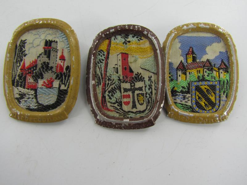 Winterhilfswerk ( WHW ) Embroidered Tinnies  ( 10x)