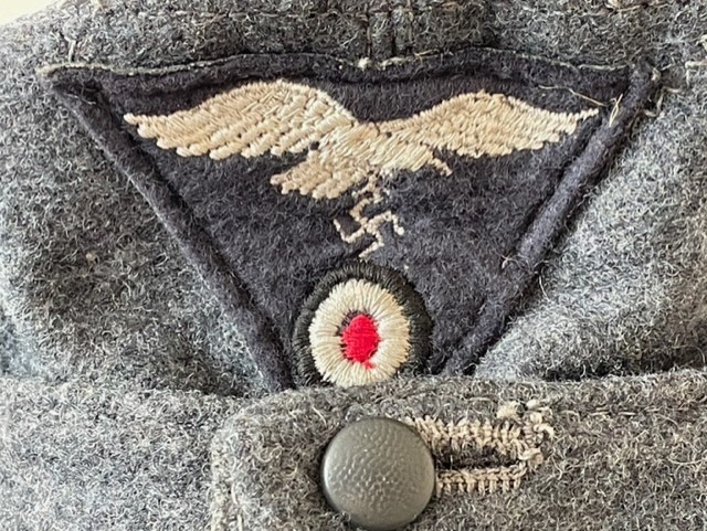 GERMAN WWII LUFTWAFFE M43 CAP DATED 1944.