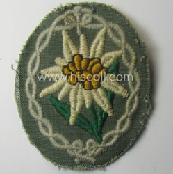 'Variant'-pattern, WH (Heeres) 'Gebirgsjäger'- (ie. mountain-troopers-) related arm-badge,...