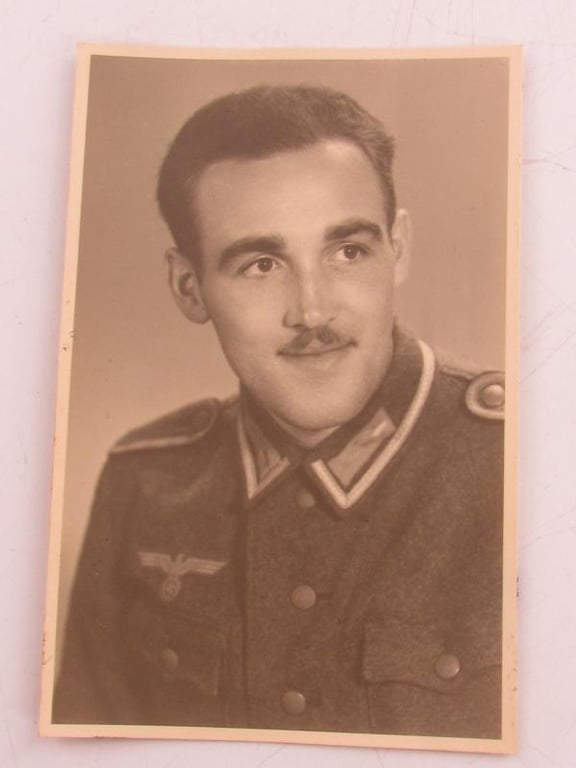2x Portrait Photo of a Wehrmacht Soldier