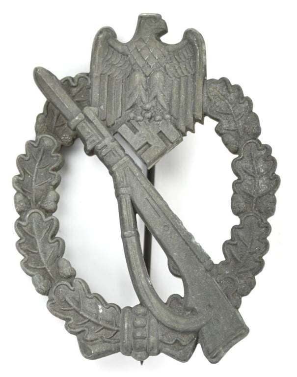 German Infantry Assault Badge in SIlver 'W.Hobacher'