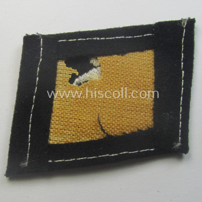 Waffen-SS - so-called: 'RzM-styled' - EM- (ie. NCO-) type collar-tab as was intended for usage by soldiers (ie. NCOs) of the: 'Osttürkischer Waffen-Verband der SS'