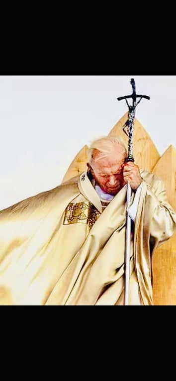 MAGNIFICENT AUTHENTIC SAINT POPE JOHN PAUL II HAND SIGNED VATICAN DOCUMENT.  ADDITIONAL PHOTOS